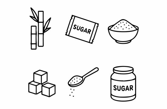 Sugar Editable Stroke Icons	