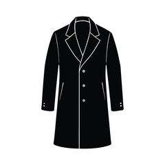 overcoat vector illustration
