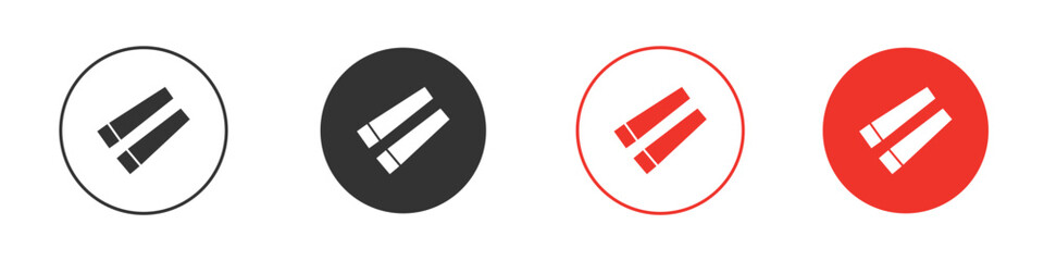 Wooden block icon pictogram in solid version.