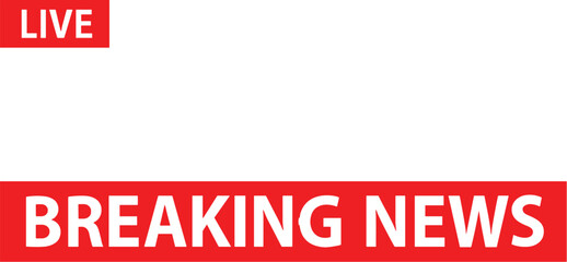 Breaking news template pop art vector print design