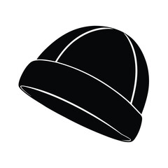 beanie cap vector illustration
