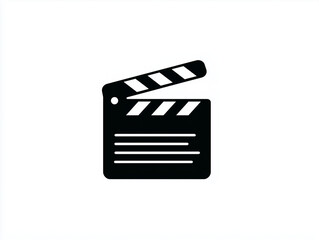 movie clapper board icon