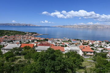 Obraz premium Senj, a town, a resort on the Adriatic Sea, a popular tourist destination, in Croatia, Europe,