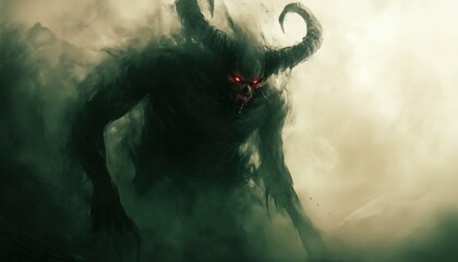 Malevolent Entity From The Underworld, Often Associated With Evil And Possessing Supernatural Powers. Demons Are Believed To Tempt And Corrupt Souls.