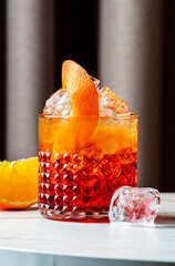 delicious negroni sbagliato features vibrant colors, refreshing bubbles, and a garnish of orange...