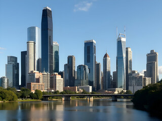 Fototapeta premium Brisbane Australia view
