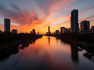 Fototapeta premium Brisbane Australia view