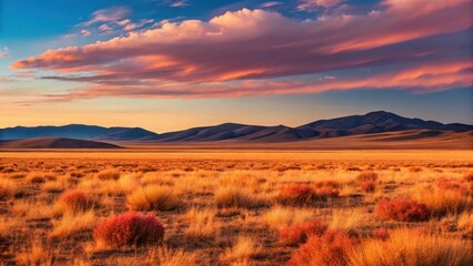 sunrise over the mountains