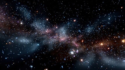 Fototapeta premium Star Field and Nebula in Deep Outer Space