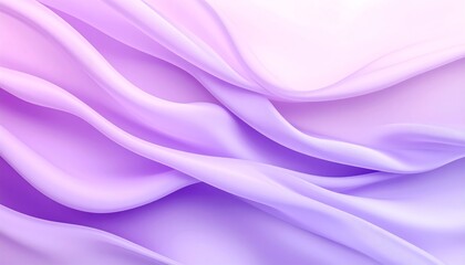 Obraz premium Soft, flowing fabric in a pastel purple gradient