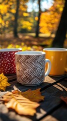 Autumnal Coffee Break in the Woods