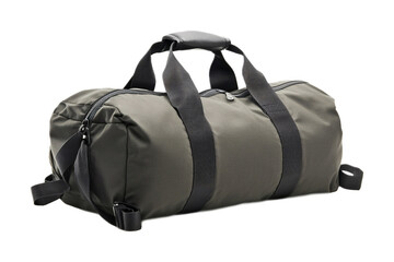 Workout Bag for Fitness and Gym Essentials - Isolated on White Background