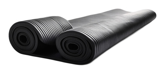 Workout Mat for Fitness and Exercise - Isolated on White Background