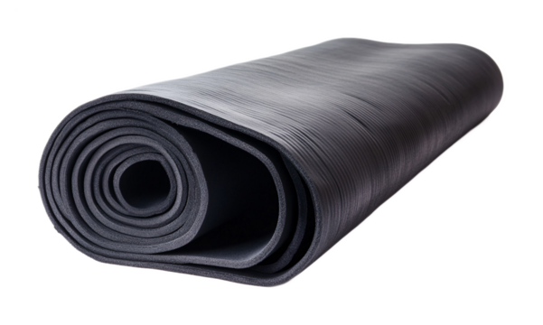 Workout Mat for Fitness and Exercise - Isolated on White Background