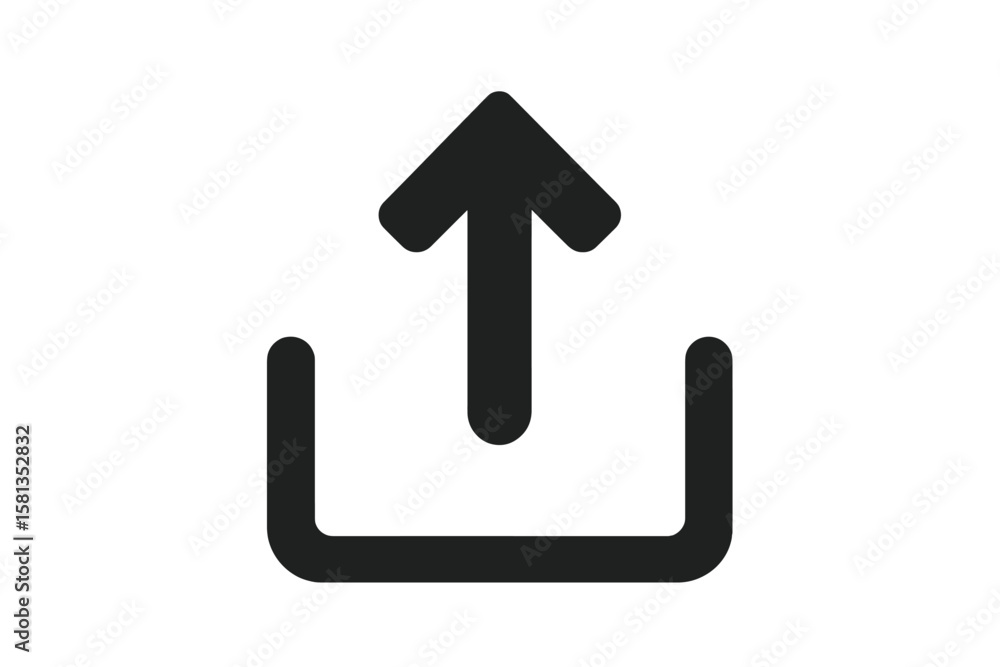 Poster blue artificial intelligence chip icon, ai processor vector symbol, futuristic technology microchip,