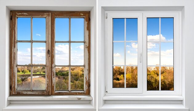 Renovated windows, comparison