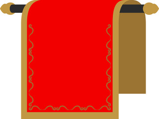 휘장 깃발 배너 블랙 골드