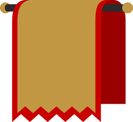 휘장 깃발 배너 블랙 골드