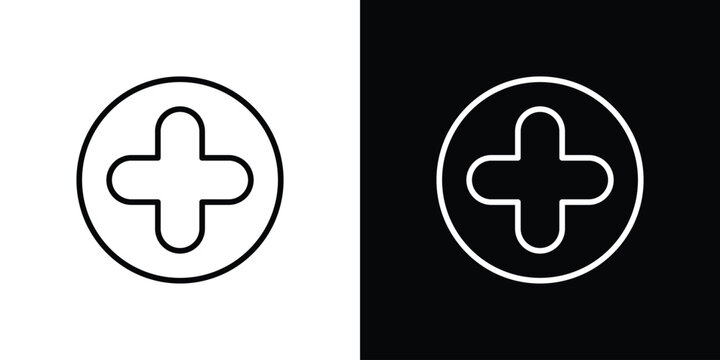 Add icon pack with black and white editable stroke lines for graphic design work