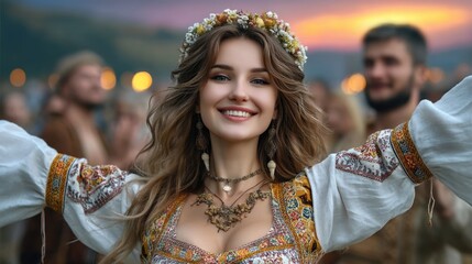 Kupala night festival: slavic celebration, cultural event, ancient ritual, seasonal observance, traditional custom, folk practice, regional holiday, ancestral festivity, symbolic ceremony,