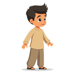 kid vector cartoon draw