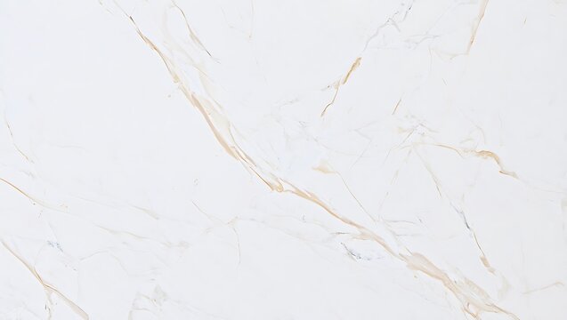 Elegant white marble texture with subtle gold veining and abstract patterns