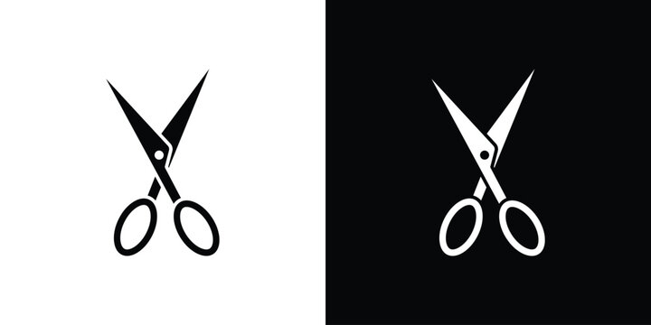 Scissors icon. vector graphics pack.