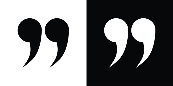 Quote right icon. vector graphics pack.