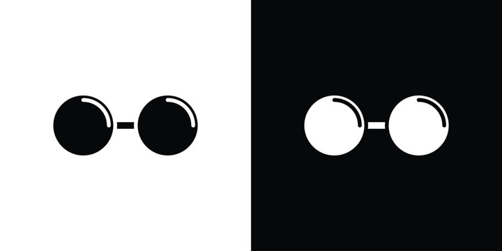 Glasses icon. vector graphics pack.