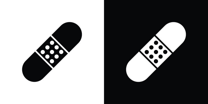 Band aid icon. vector graphics pack.