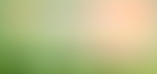 Soft Gradient of Green and Peach Tones . Abstract Blurred Background Pastel Peach Yellow Green...