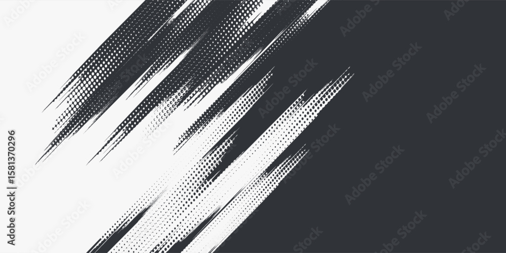 Poster halftone on white background. vector dots glitter or halftone glitter pattern texture pop art style 