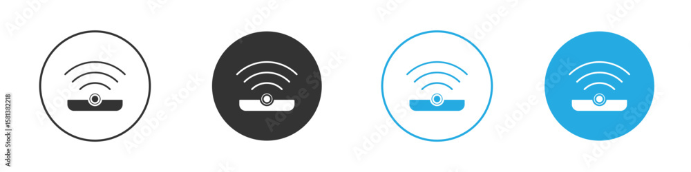 Poster Sensor icon design Concept collection for UI UX