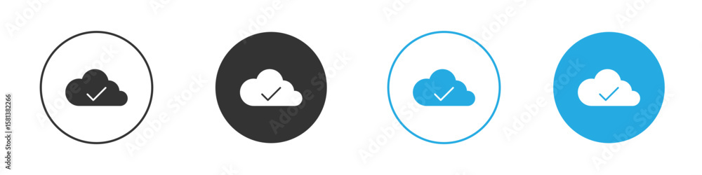 Poster saved to drive icon design concept collection for ui ux