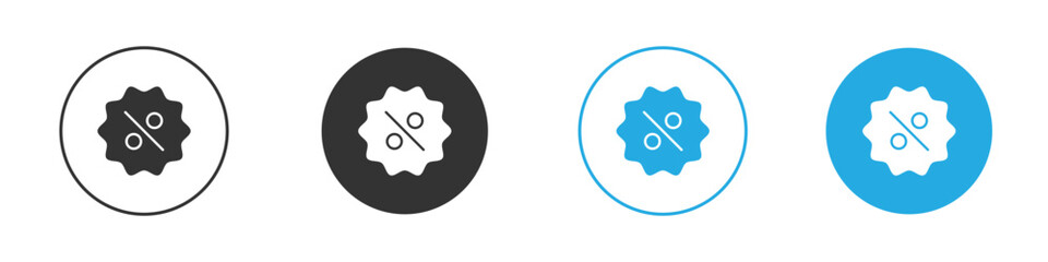 Discount icon design Concept collection for UI UX