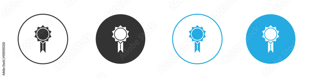 Poster badge icon design concept collection for ui ux