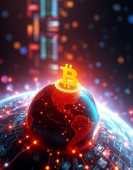 Global Bitcoin Network: Cryptocurrency and Worldwide Digital Finance