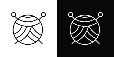 Wool ball icon transparent vector isolated