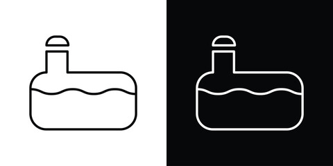 Obraz premium Sewerage tank icon transparent vector isolated