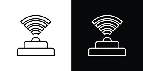 Infrared icon transparent vector isolated