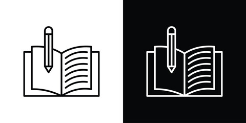 Homework icon transparent vector isolated