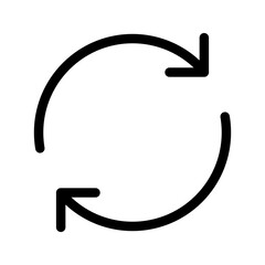 Refresh Icon Vector Symbol Design Illustration