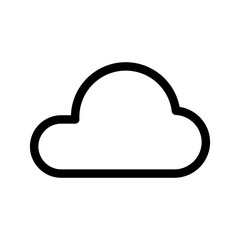 Cloud Computing Icon Vector Symbol Design Illustration
