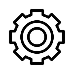 Settings Icon Vector Symbol Design Illustration