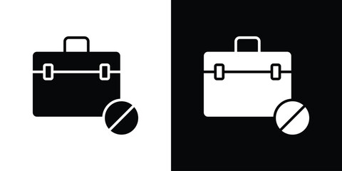 Unemployment icon Vector clipArt Illustrations in flat style