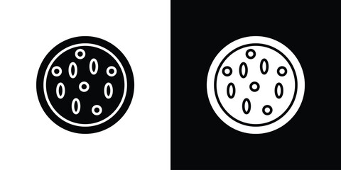 Leukemia icon Vector clipArt Illustrations in flat style