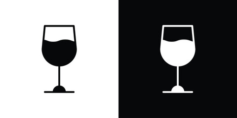 Goblet icon Vector clipArt Illustrations in flat style