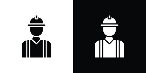 Civil Engineer icon Vector clipArt Illustrations in flat style