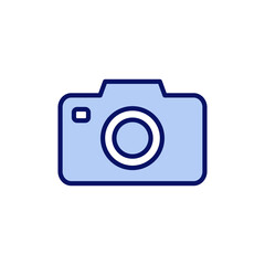 Camera icon vector. photo camera sign and symbol. photography icon.
