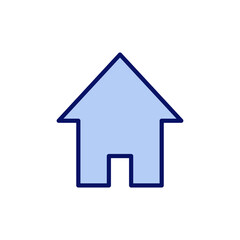 House icon vector. Home sign and symbol
